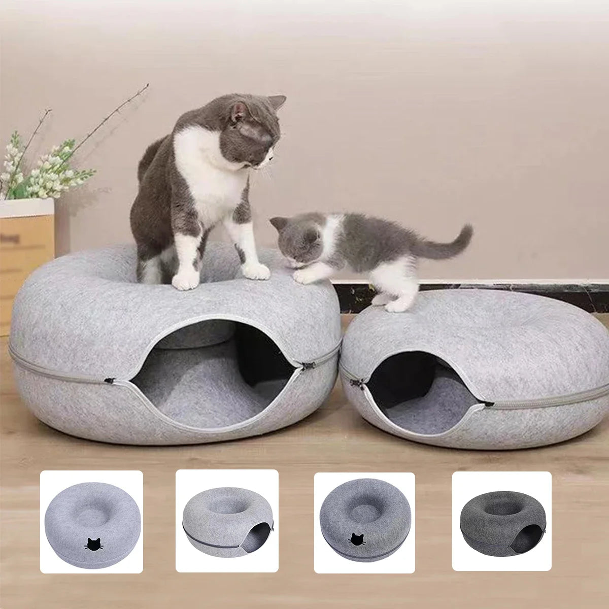 Cozy Cat Tunnel Bed